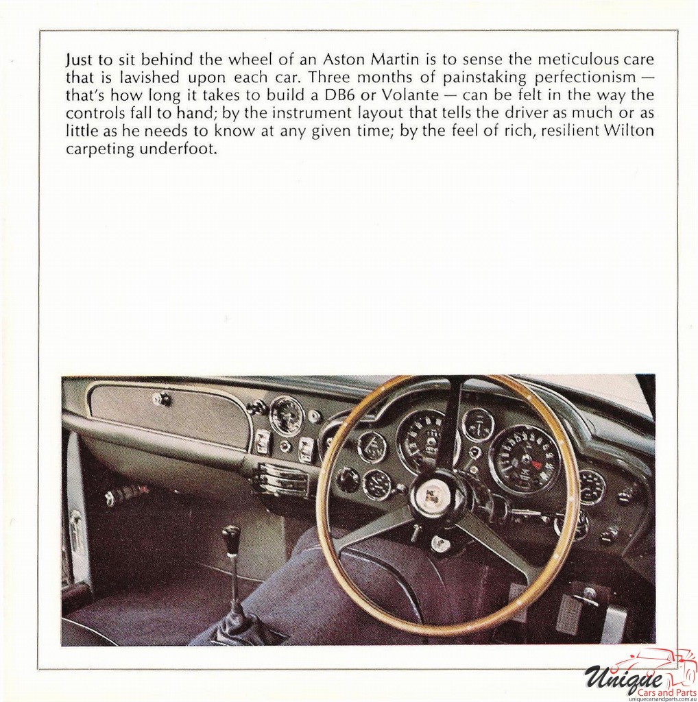 1965 Aston Martin DB6 Brochure Page 6